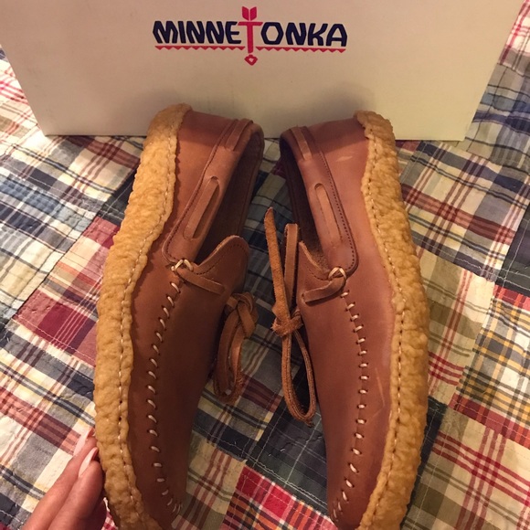Men’s Minnetonka Moccasins new no tags - Picture 5 of 8